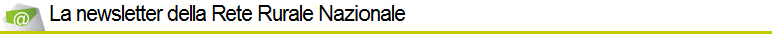 La newsletter della rete rurale Nazionale