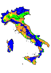 Mappa zonizzazione PSN