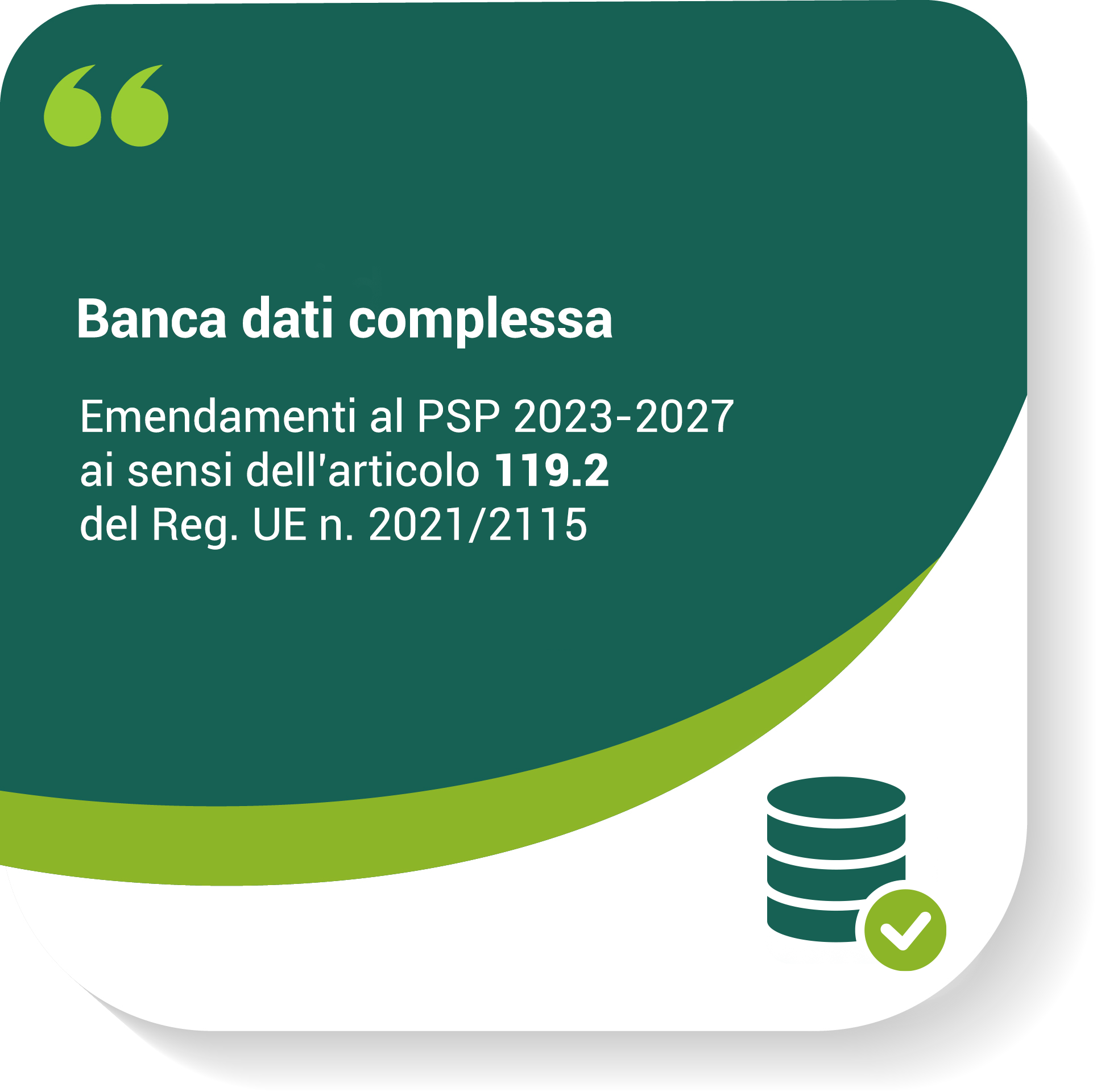 Emendamenti al Piano Strategico della PAC (PSP) 2023-2027 ai sensi dell'articolo 119.2 del Regolamento (UE) n. 2021/2115