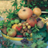 immagine composizione di frutta