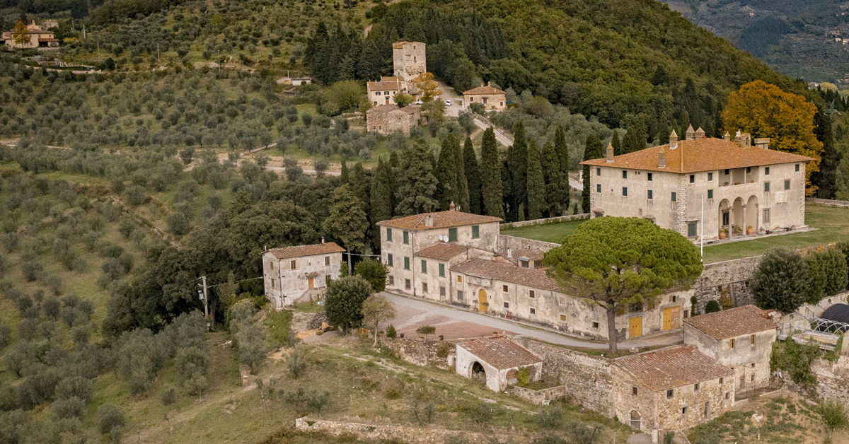 Terre di Calenzano: ville fattoria, olivete tradizionali e boschi