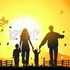 famiglia rurale disegno
