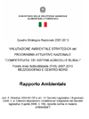 Coertina del rapporto ambientale