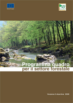 Copertina del Programma Quadro per il Settore Forestale