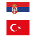 bandiera Serbia Turchia