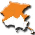 cartina Regione Friuli Venezia Giulia