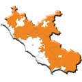 Cartina Regione Lazio