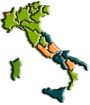 Cartina dell'Italia