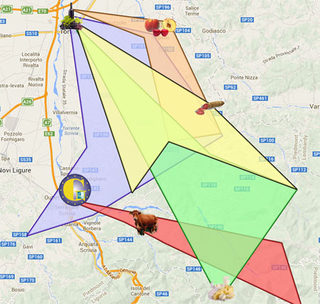 mappa percorso GAL Giarolo